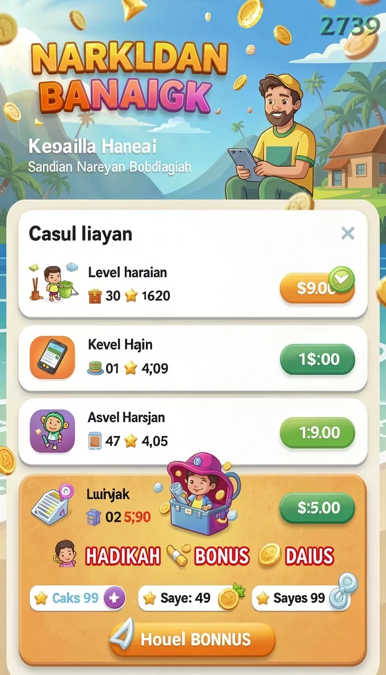 Cuplikan layar 77RL — menu navigasi